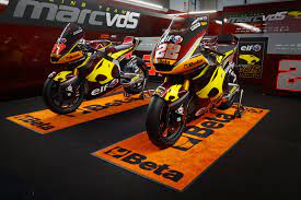 The 2021 fim moto2 world championship is a part of the 73rd f.i.m. Elf Marc Vds Racing Team Unveil 2021 Moto2 Line Up And Livery Total Competition