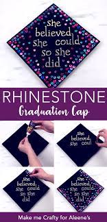3 Ways To Diy A Graduation Cap Glitter Grad Cap Rhinestone Grad Cap And Glower Grad Caps 3 Amazi Diy Graduation Cap Graduation Diy Glitter Graduation Cap