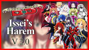 Who are the members of Issei's Harem in Highschool DxD? v2.0 - YouTube