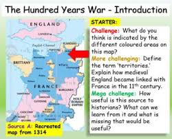 The Hundred Years War Introduction Lesson Teaching History The Hundreds Lesson