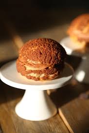 Choux Ganache Montee Au Chocolat Noir Et Au Curd De Mandarines On Dine Chez Nanou Recette De Cuisine Rapide Ganache Chocolat