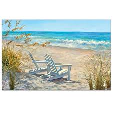 Overstock Com Online Shopping Bedding Furniture Electronics Jewelry Clothing More In 2020 Beach Scene Painting Beach Painting Beach Canvas