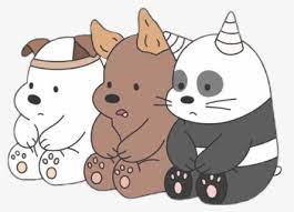 Grizzly, panda and ice bear are three brothers trying to fit in and make friends. Transparent Cute Panda Png We Bare Bears Png Png Download Transparent Png Image Pngitem