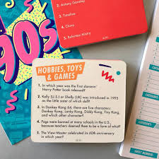 Kids in the '90s didn't have smartphones, instagram or snapchat — but they did have nickelodeon, game boys and pogs. 90 S Trivia Quiz Of The Decade By Nest Notonthehighstreet Com
