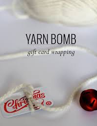 By using this generator, you allow us to use third party analytics software (for example google analytics). How To Wrap A Gift Card Yarn Bombs From Thoughtfully Simple