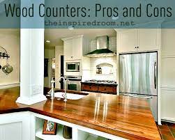 Wood countertops aren't for everyone. Wood Kitchen Counters Pros Cons Faq My Experience The Inspired Room