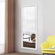 Please make sure it is the suitable size for you before purchase. Pexfix Full Length Wall Mirror 44 X 16 On The Door Mirror Simple Sleek Frame Rectangle Wall Mirror Vertital Horizontal Hanging Decoration For Home White Buy Online In Guernsey At