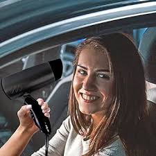 Netagon Portable Compact Foldable 12V in Car Hair Dryer for Travelling,  Camping, Festivals, Caravan, Motorhome & Windscreen De Frosting Icer  (Black) : Amazon.co.uk: Beauty
