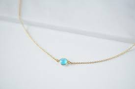 Blue Topaz Necklace Baby Blue Necklace December Birthstone Etsy Blue Topaz Necklace Baby Blue Necklace Blue Topaz Jewelry