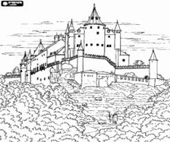 O castelo é uma casa muito grande, onde vivem pessoas que tem muito dinheiro. Desenhos De Castelos Para Colorir Jogos De Pintar E Imprimir 2
