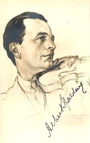 ALBERT SPALDING Violinist autographed photo