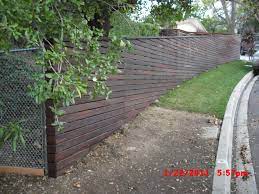 Whether you decide to build using the step method for ease or you do the parallel method for it can be helpful to get professional help if you don't know how to build a horizontal fence on a slope. You D Like A Horizontal Wood Fence Call Me Sloped Garden Fence Design Horizontal Wood Fence