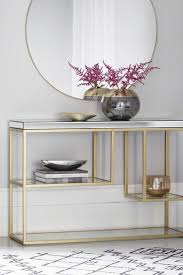50 Inspiring Console Table Ideas Homyhomee Console Table Living Room Console Table Decorating Foyer Decor