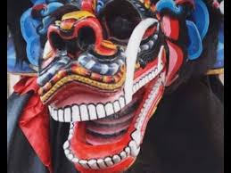 Jaranan dari kediri terkenal paling berani dan menantang. Gambar Barongan Jaranan
