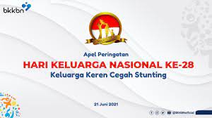 Hari keluarga nasional pertama kali diperingati pada 1993 di provinsi lampung sebagai tuan rumah. Apel Peringatan Hari Keluarga Nasional Ke 28 Tahun 2021 Youtube