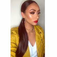 Fiyahhhhh Jadeewen Mua Wearing Our Clip On Ponytail In Shade Chocolate Code Spooky50 For Half Price This Wee Clip In Ponytail Hair Rehab London Hair Rehab