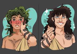 Medusa Steve X Blind Eddie AU