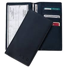Leather checkbook cover, custom faux vegan, personalized checkbook wallet, check book pocket book, check book cover, gift for her, him bplaserengraving 5 out of 5 stars (2,842) $ 12.95. Monogrammed Leather Checkbook Cover Credit Card Wallet