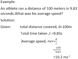 What Is Speed In Physics And Examples Of Speed