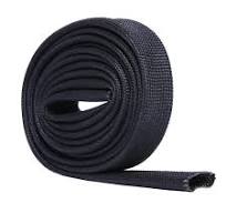 Heat Sleeve Fiberglass Adjustable Heat Shield Sleeve Black Color (10FT X  13MM(1/2''))