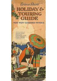Erina Shire Holiday And Touring Guide 1928 Vintage Travel Posters Touring Tourist Info