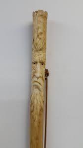 How To Carve A Woodspirit In A Hiking Stick Aspen Wood Walking Stick Hand Carved Wood Spirit Walking Stick Wood Hiking Stick Staff Ooak St Hand Carved Walking Sticks Walking Sticks Wood Hiking Stick