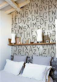 Wooden bedroom wall or door letter | etsy. Contemporary Bedroom With Alphabet Letters Wallpapers Home Decor Interior Wall Deco