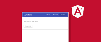 Some of the biggest players like facebook or google are well. How To Build An Angular 5 Material App