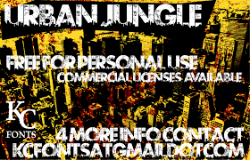 The game was released for android and ios in if you do not want to download and install the font but just like to create simple text logos using free fire font, just use the text generator below. Urban Jungle Font Dafont Com