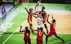 Resultado de imagem para selecao feminina de basquete de mo�ambique em jogo