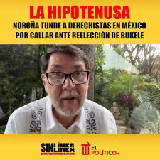 Interesante 🤔, 🔴 #Noroña exhibió la incoherencia de los que claman  "verdadera democracia" en #México, pero defienden la reelección en el  #ElSalvador 😡👇