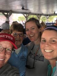 Athletic Director Candy Cage '81, School Nurse Nancy McDonough, Head  Varsity Lacrosse Coach Bridget Looney and Dean of Students Maureen  McDonough representing Seton at the 5th Annual The Brendan Looney  Foundation Golf