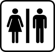 Clip Art Carteles De Bano Senales De Bano Letreros Para Banos