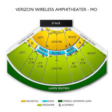 hollywood casino amphitheatre seating chart st louis