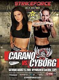 Gina carano and cris cyborg share a few moments together outside of madison square garden (msg) in new york city shortly. Strikeforce Carano Vs Cyborg Wikipedia