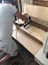 Shop interior stair treads & risers top brands at lowe's canada online store. How To Update Carpeted Stairs With Paint Hip Humble Style