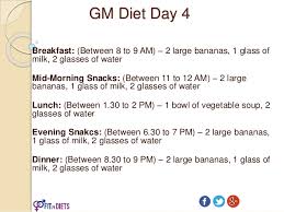 Gm Diet Plan Fastest Vegetarian Diet To Lose Weight In 7 Days