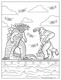35 Godzilla Coloring Pages (Free PDF Printables)