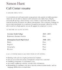 call center resume format – resume tutorial