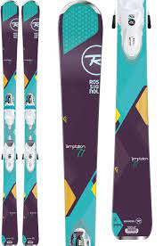 Rossignol Temptation 77 Skis W Xelium Saphir 110 Bindings Womens Skiing Women Bindings