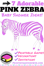 We totally held one of the most rockin' parties ever! Pink And Zebra Baby Shower Theme