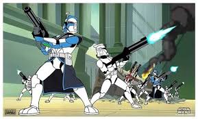 Sw Clone Wars Arc Troopers Giclee Print Entertainment Earth Star Wars Background Star Wars Wallpaper Star Wars Humor