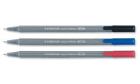 Staedtler Triplus Fineliner Pen Ergonomic Barrel 0.8mm Assorted [Pack of 10]  | SB10