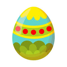 Icono de Pascua de dibujos animados conjunto huevo cáscara conejito pollo  nido icono conjunto . Vector de stock #185979922 de ©bessyana