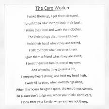 The Care Worker Care Worker Caregiver Quotes Aide Quotes