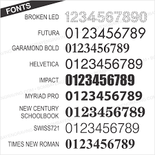 The font type that a number uses makes a huge difference when it comes to the magnificence of go through our exceptional series and grab the stylish number fonts that you think would match all your. Lighted House Number Sign Address Plaque Bombay Engraving Co Ltd