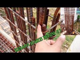 Proses pekerjaan pemasangan besi kolom tiang beton, besi stek pengait pasangan dinsing bata yang dipasang sebelum kolom tiang beton di cor. Struktur Kolom Cara Menyambungkan Tulangan Kolom Yang Benar Model Sambungan Tulangan Kolom Youtube