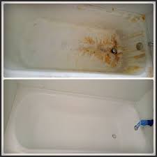 Antique cast iron bathtubs need to be sandblasted to remove rust, old paint, and corrosion and need erosion and chips repaired before restoration. Bathtub Refinishing Delaware By Eastern Refinishing