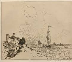 Artwork By Johan Barthold Jongkind 6 Artworks Cahier De Six Eaux Fortes Vues De Hollande 1862 Made Of Eaux Fortes Origina Croquis Artwork Impressionnisme