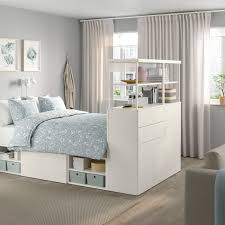 Platsa Bettgestell M 5 Turen 5 Schubl Weiss Fonnes Weiss Ikea Osterreich In 2020 Ikea Bett Bettgestell Wohnung